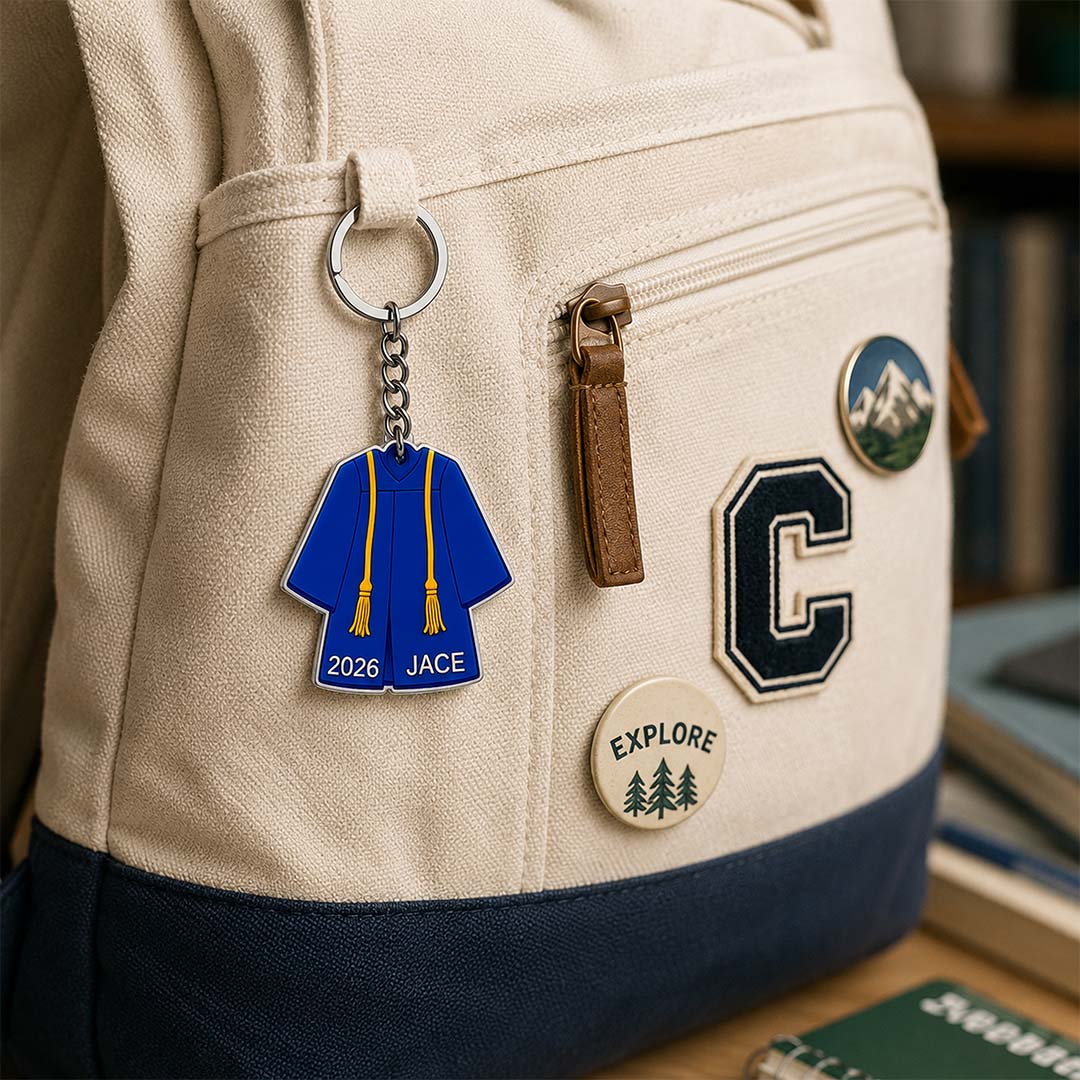 Custom Graduation Year Acrylic Keychain Gift for Graduates | Love Craft Gifts™
