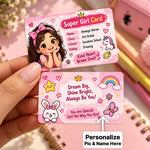 Custom Kids Photo & Name Keepsake Card | Love Craft Gifts™
