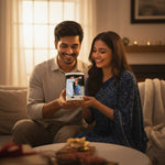 Personalized Bluetooth Speaker with Custom 3-Image Print | LED Wireless Speaker Gift | Love Craft Gifts