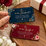 Custom Married Couple Wallet Keepsake Card | Love Craft Gifts™