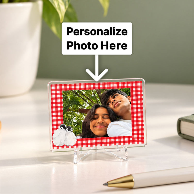 Custom Mini Acrylic Photo Stand 2x3" | Personalized Memory Keepsake | Love Craft Gifts™