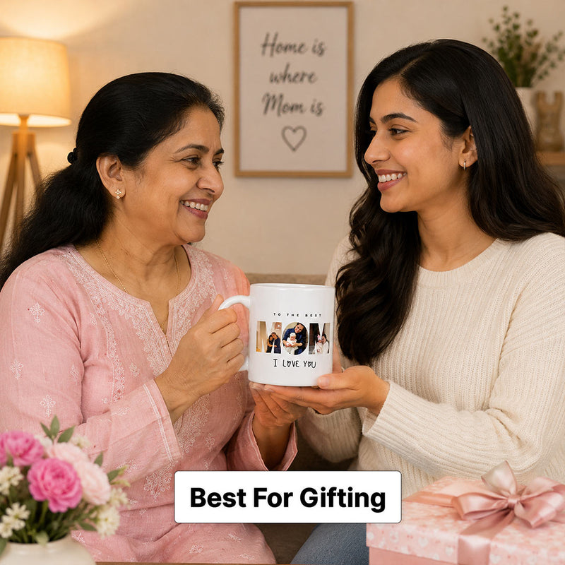 Custom Multi Photo Mug for Mom | Personalized Coffee Mug Gift | Love Craft Gifts™