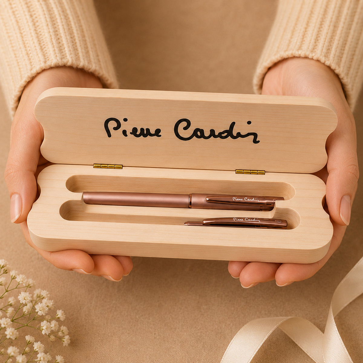 Custom Name Engraved Pierre Cardin Pen Set | Premium Corporate Gift | Love Craft Gifts™