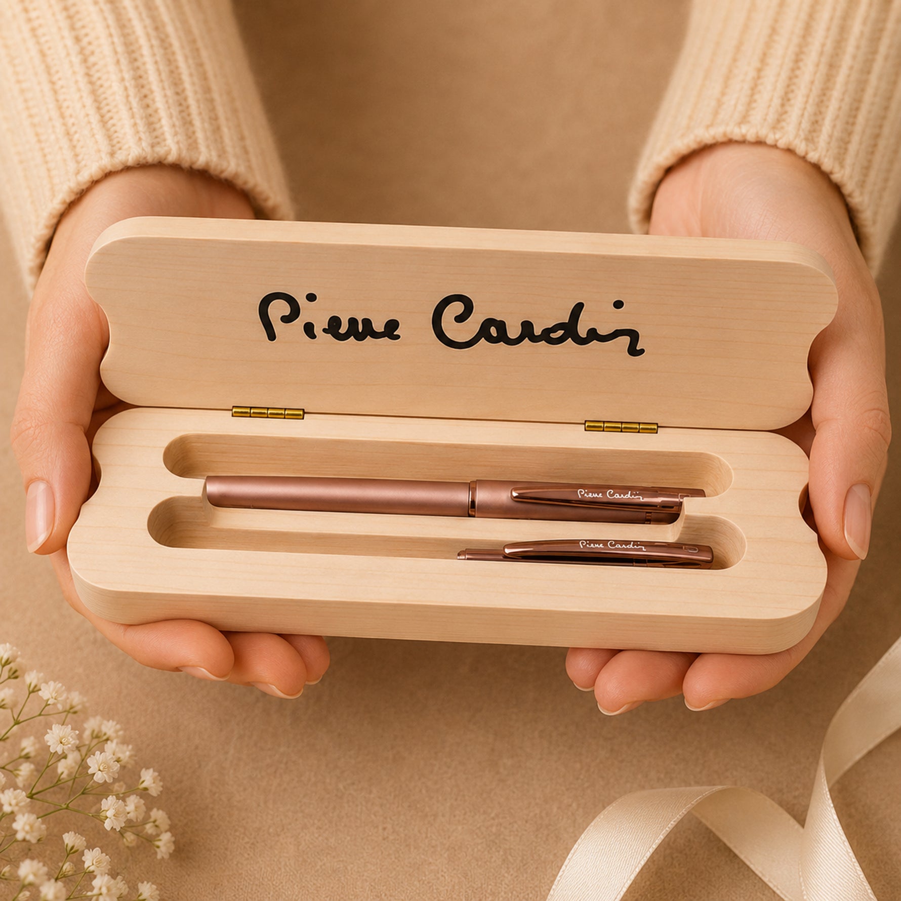 Custom Name Engraved Pierre Cardin Pen Set | Premium Corporate Gift | Love Craft Gifts™