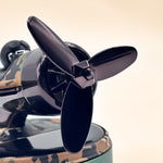 Personalized Propeller Plane Car Perfume – Camouflage Edition | Love Craft Gifts 