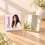 Custom Name & Portrait Pocket Mirror | Love Craft Gifts™