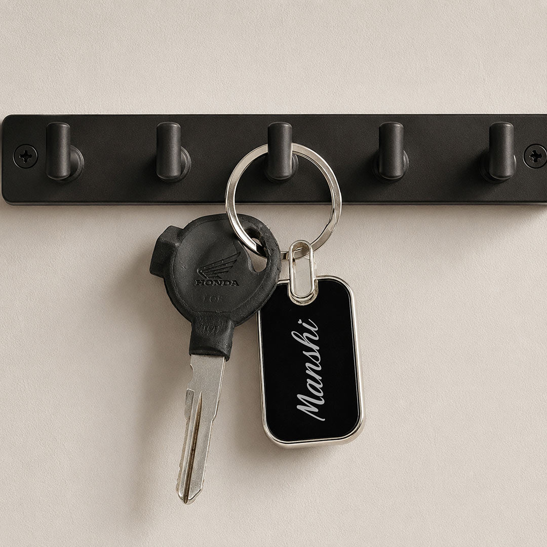 Personalized Keychain for Men & Women | Custom Metal Name Keychain | Love Craft Gifts™
