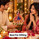 Custom Navratri Photo Keepsake with Light Base | Love Craft Gifts™