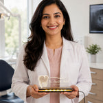 Custom Orthodontist Name Plate 6x8" | Professional Dental Clinic Desk Display