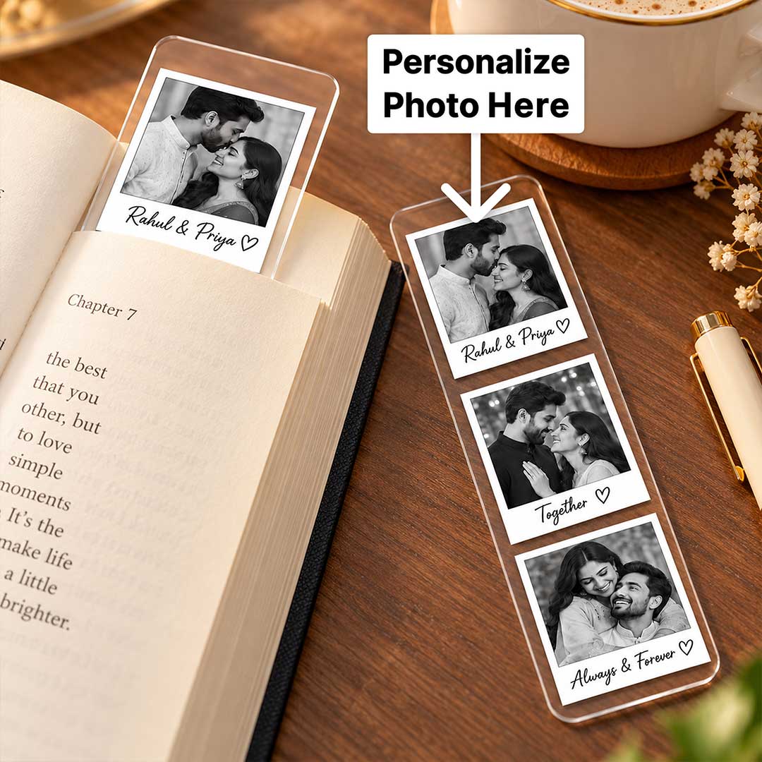 Custom Photo Bookmark 2x6" | Personalized Acrylic Keepsake for Readers | Love Craft Gifts™