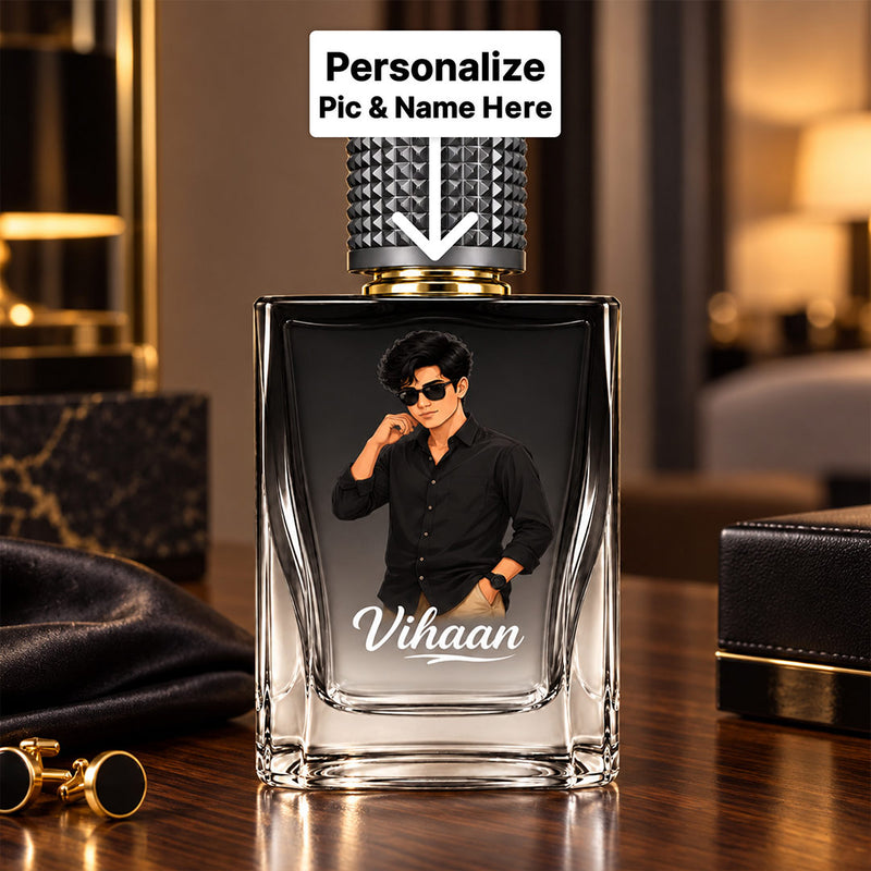Custom Photo & Name ENVY Triumph Perfume 100ml | Gift for Men | Love Craft Gifts™