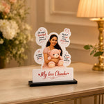 Custom Photo & Name Love Table Stand | Personalized Romantic Gift