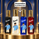 Custom Photo & Name Perfume Gift Set 80ml | 4 ENVY EDP for Men | Love Craft Gifts™