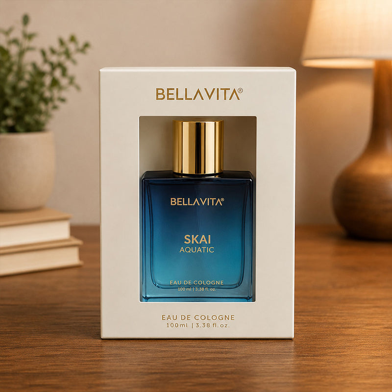 Custom Picture & Name Bella Vita SKAI Aquatic Perfume | Personalized Gift for Him & Her | Love Craft Gifts™