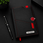Custom Pierre Cardin Glamour Gift Set | Personalized Executive Organizer, Pen & Keychain | Love Craft Gifts™