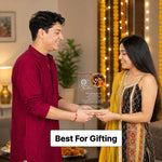 Custom Raksha Bandhan Photo Frame Lamp | Personalized Acrylic LED Table Stand for Brother & Sister | Love Craft Gifts™