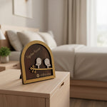 Personalized Couple Spotify Frame – Custom Song Code Wooden Table Top Frame (6x6 Inch) | Love Craft Gifts