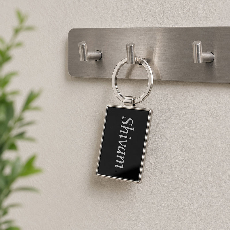 Custom Stainless Steel Name Keychain | Personalized Metal Key Ring | Love Craft Gifts™