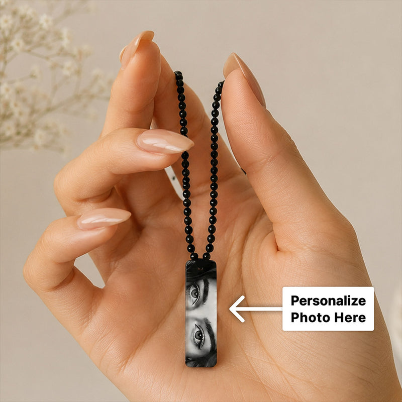 Personalized Eye Photo Acrylic Pendant Necklace | Custom Eye Memory Necklace Gift for Couples, Friends & Loved Ones | Love Craft Gifts™