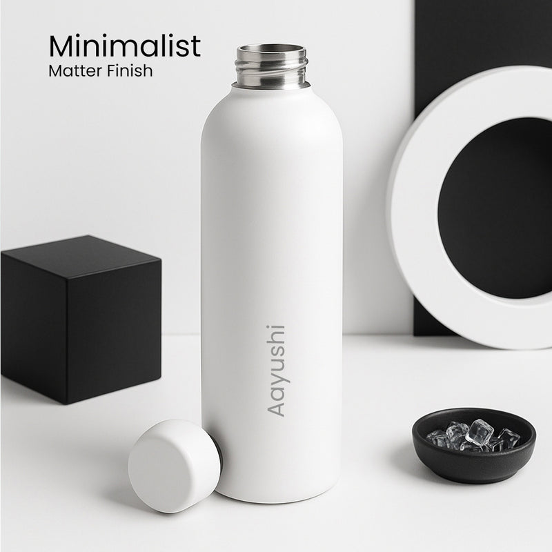 Custom White  Water Bottle | Love Craft Gifts