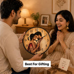 Custom Wooden Photo Wall Clock | Personalized Picture Clock Gift | Love Craft Gifts™