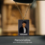 Personalized Cartoon Style Acrylic Car Hanging | Love Craft Gifts