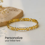 Personalized Designer Golden Chain Bracelet for Men | Love Craft Gifts