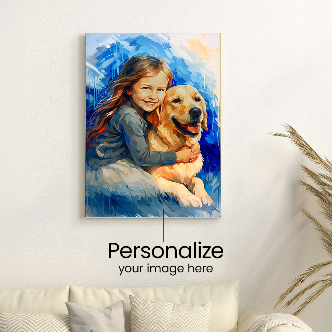 Personalized Painting-Style Canvas Wall Art (Special for Pets) | Love Craft Gifts