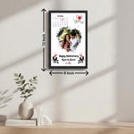 Personalized Anniversary Calendar Couple Wall Frame | Custom Romantic Photo & Special Date Memory Gift 8x12" | Love Craft Gifts™