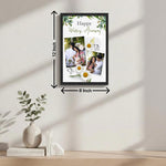Personalized Wedding Anniversary Photo Wall Frame | Custom Couple Memory Keepsake Gift 8x12" | Love Craft Gifts™