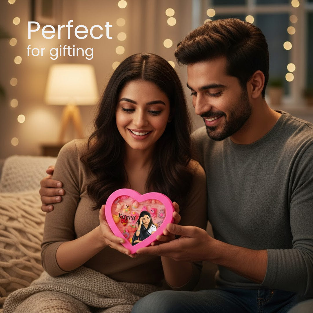 Personalized Heart Ring Box with Name & Image | Love Craft Gifts