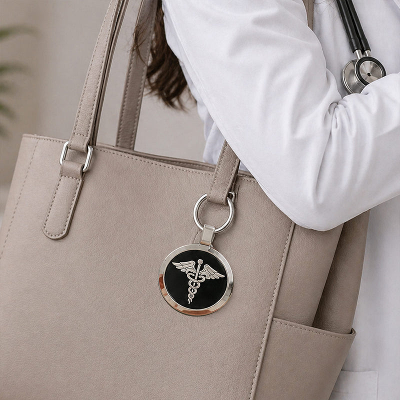 Personalized Doctor Metal Keychain with Custom Name – Premium Medical Professional Keyring Gift for Doctors & Healthcare Professionals (Standard Gift Size) | Love Craft Gifts™