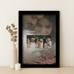 Personalized Engagement Memory Frame for Couples | Love Craft Gifts
