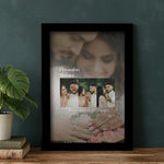 Personalized Engagement Memory Frame for Couples | Love Craft Gifts