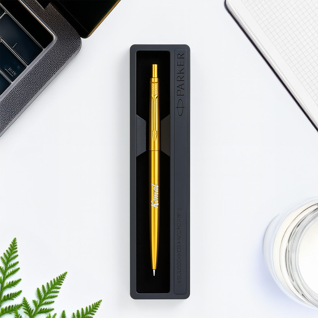 Parker Classic Gold Ball Pen - Personalized | Love Craft Gifts