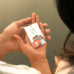 Family Portrait Car Hanger – 3.25×2 inch | Love Craft Gifts