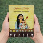 Personalized Family Key Holder Wall Frame – Custom Name Wooden Key Hanger for Home Entrance (6x8 Inch) | Love Craft Gifts