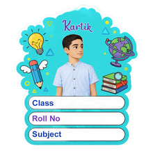 Personalized Study Theme Kids Name Slips (2x3 Inch, 24 Stickers)