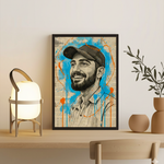 Custom Illustrated Portrait Wall Art – Personalized Modern Artwork | Love Craft Gifts