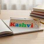 Personalized Acrylic Name Scale for Kids (15 cm) | Love Craft Gifts