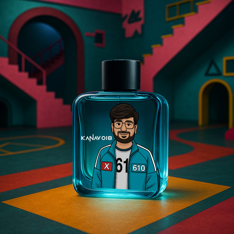 Personalized Squid Game-Inspired Perfume Bottle | Love Craft Gifts