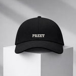 Personalized Name Printed Black Cap – Custom Text Adjustable Baseball Hat for Men & Women | Love Craft Gifts