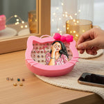 Personalized Kitty Ring Box with Name & Cartoon Illustration | Love Craft Gifts