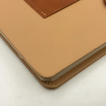 Custom Tan & Brown Leatherette Notebook | Love Craft Gifts