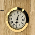 Personalized Wooden Clock Pen Stand with 2 Pens | Love Craft Gifts