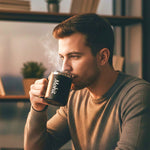 Personalized Name Double Wall Insulated Coffee Mug with Lid – 390 ML | Love Craft Gifts