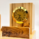 Personalized Wooden Desk Organizer with Clock & Coasters | Love Craft Gifts