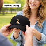 Personalized Photo Printed Black Cap for Women – Custom Name & Picture Adjustable Baseball Hat | Love Craft Gifts