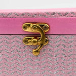 Personalized Pink Traditional Bangle Box – Long Rectangular Design | Love Craft Gifts