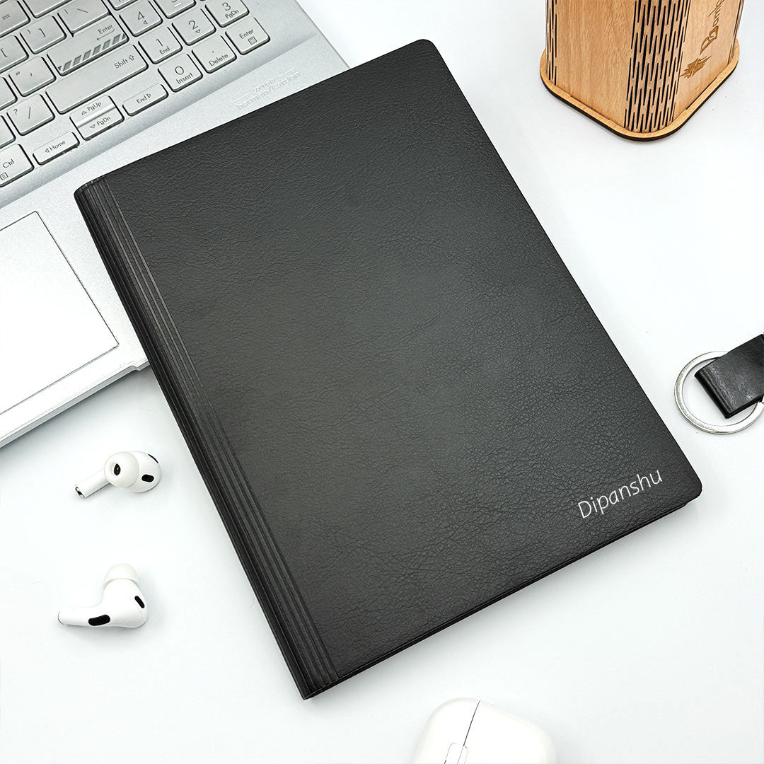 Personalized Leather Diary for Men & Women | Custom Name Notebook Journal | Premium Office & Gifting Diary by Love Craft Gifts™